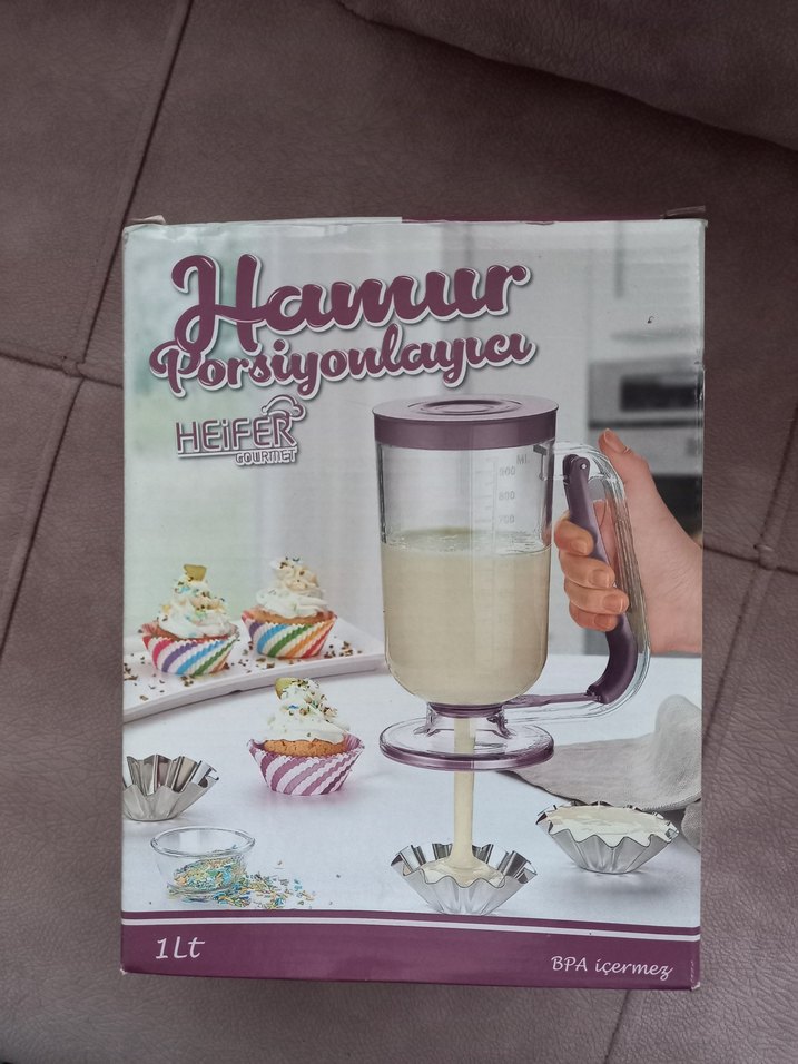 Pastel Renkli Beyaz Hamur Dispenseri - Görsel 4