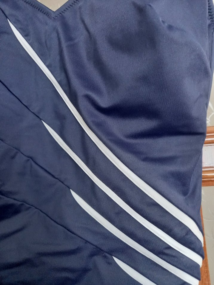 Lacivert Drapeli Kadın Mayo - Görsel 4