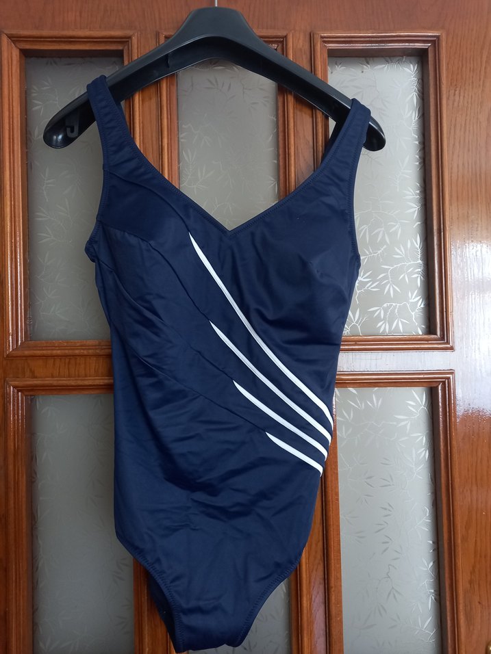 Lacivert Drapeli Kadın Mayo - Görsel 2