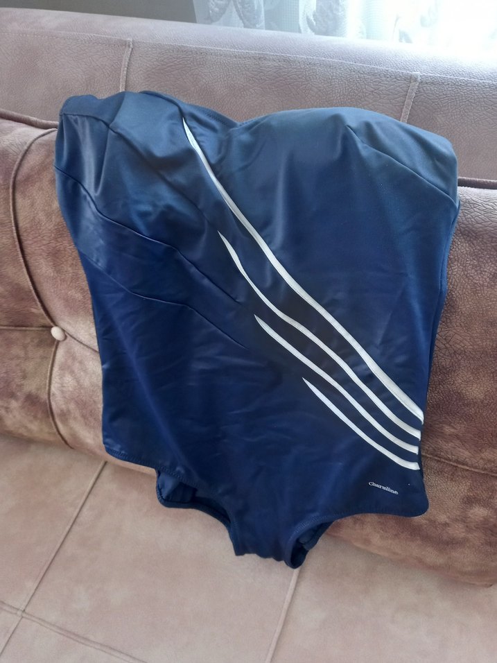 Lacivert Drapeli Kadın Mayo - Görsel 5