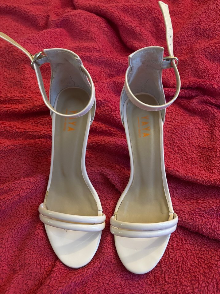 Pudra Tokalı İnce Topuklu Kadın Ayakkabı - Görsel 3