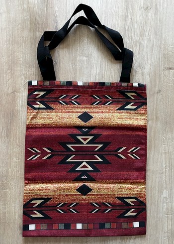 Etnik Desenli Bohem Kadın Çanta - Görsel 2
