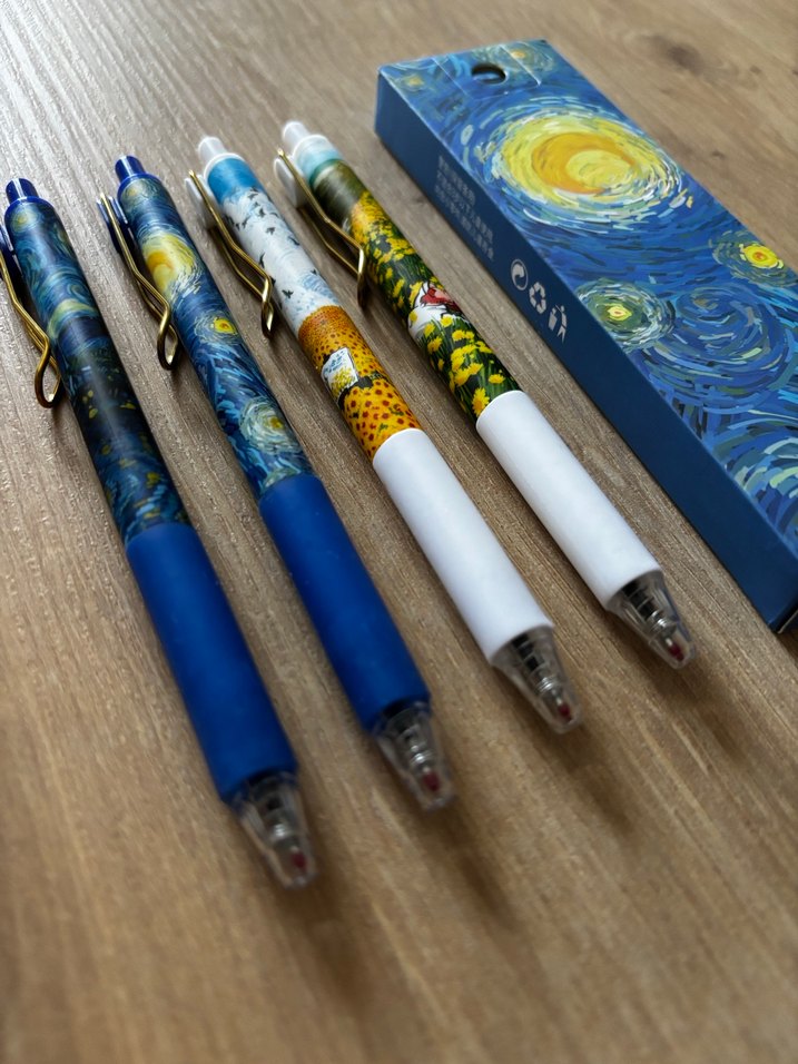 Van Gogh Temalı Tükenmez Kalem Seti - Görsel 2