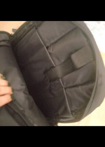 Siyah Unisex MERSEDES BENZ MARKA Sırt Çantası - Tokalı, Baskılı - Görsel 2