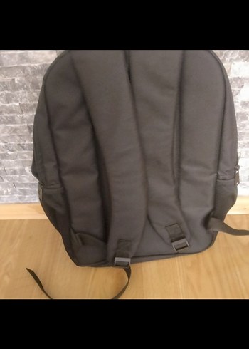 Siyah Unisex MERSEDES BENZ MARKA Sırt Çantası - Tokalı, Baskılı - Görsel 3