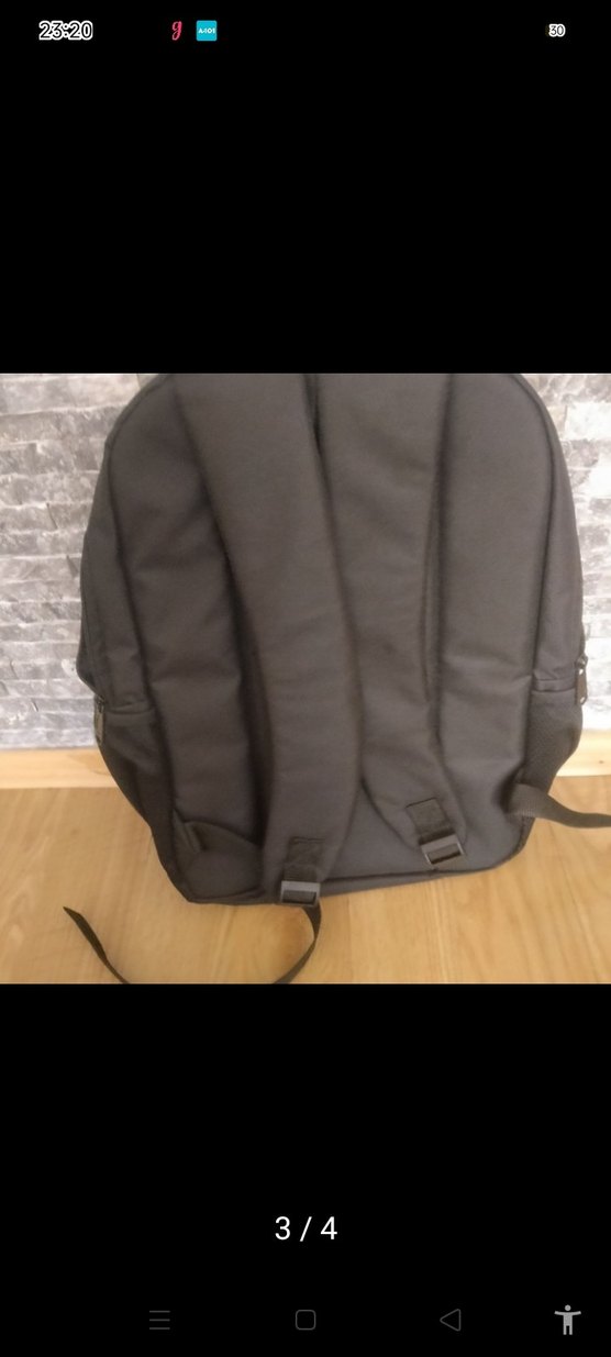 Siyah Unisex MERSEDES BENZ MARKA Sırt Çantası - Tokalı, Baskılı - Görsel 3