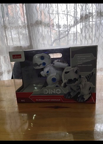 Beyaz ve Gri Dinozor Aksiyon Figürü - Görsel 2