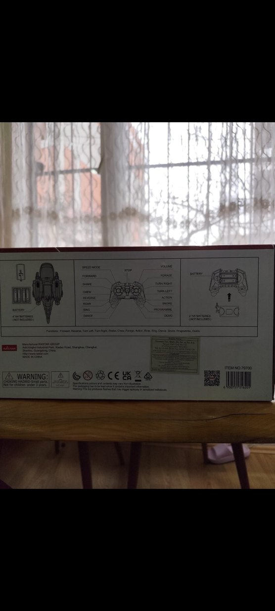 Beyaz ve Gri Dinozor Aksiyon Figürü - Görsel 4