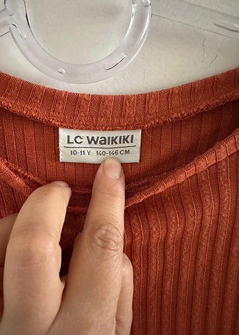 kiremit Kız çocuk Bağlamalı Kazak - Görsel 6