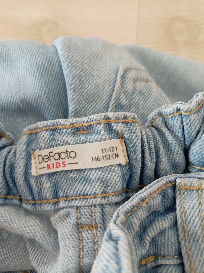 kız çocuk mavi kot - Görsel 2