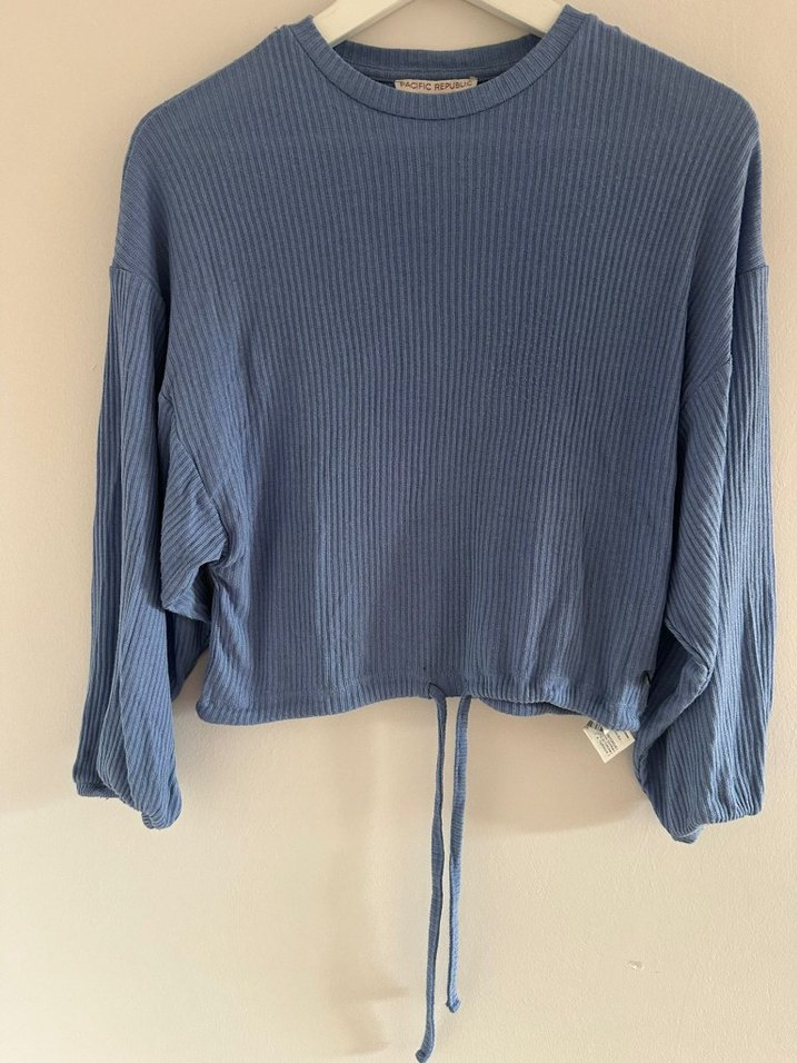 Mavi Rock Punk Desenli kadın Kazak - Görsel 3