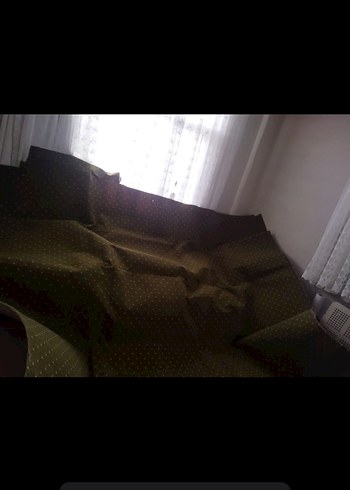 Haki Renkli Düz Desen Halıflex - Görsel 2