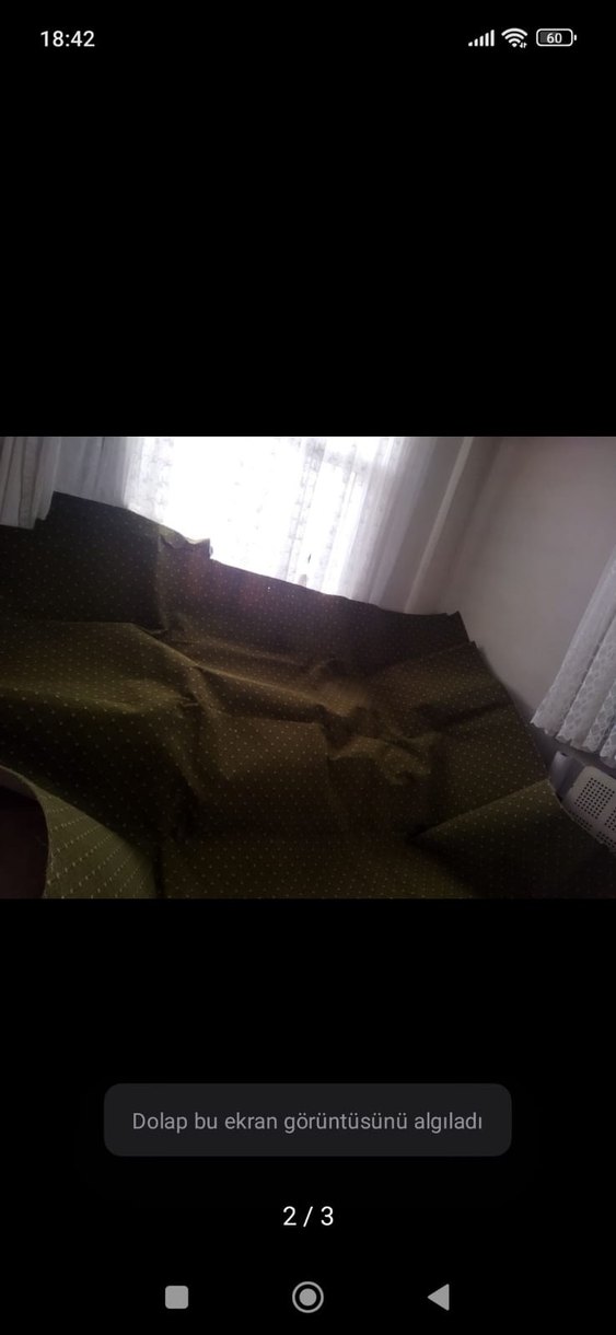 Haki Renkli Düz Desen Halıflex - Görsel 2