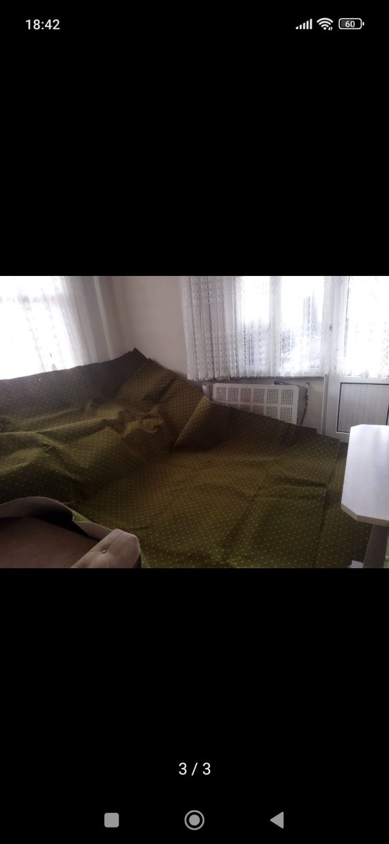 Haki Renkli Düz Desen Halıflex - Görsel 3