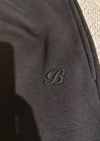 Burocs Siyah Pamuk Eşofman Altı - Görsel 2