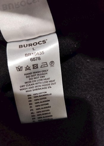 Burocs Siyah Pamuk Eşofman Altı - Görsel 5