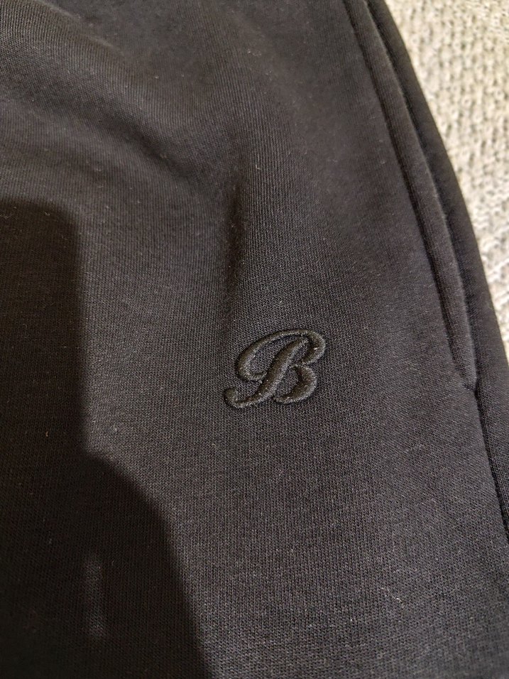 Burocs Siyah Pamuk Eşofman Altı - Görsel 2