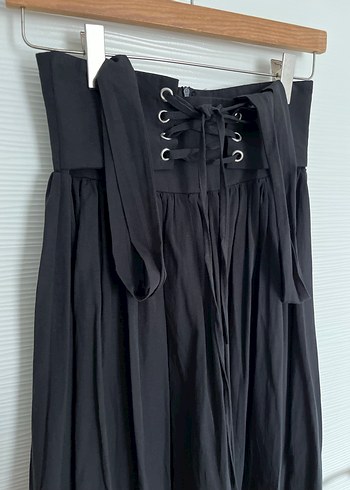 Siyah Askılı Uzun Elbise - Görsel 2