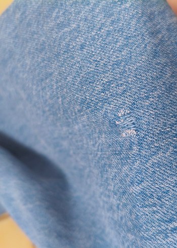 Mavi Kot pantolon (hediyeli) - Görsel 8