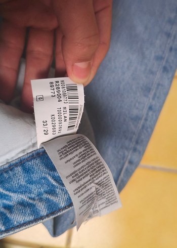 Mavi Kot pantolon (hediyeli) - Görsel 5