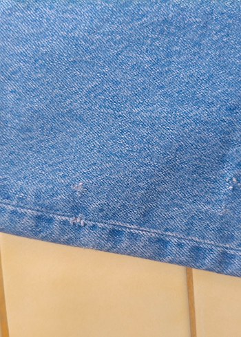 Mavi Kot pantolon (hediyeli) - Görsel 7