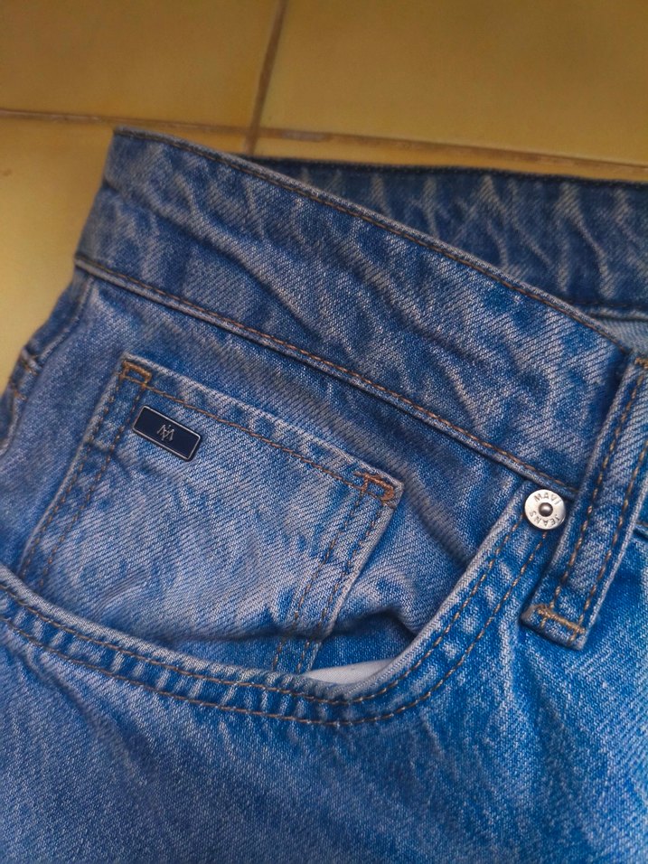 Mavi Kot pantolon (hediyeli) - Görsel 4