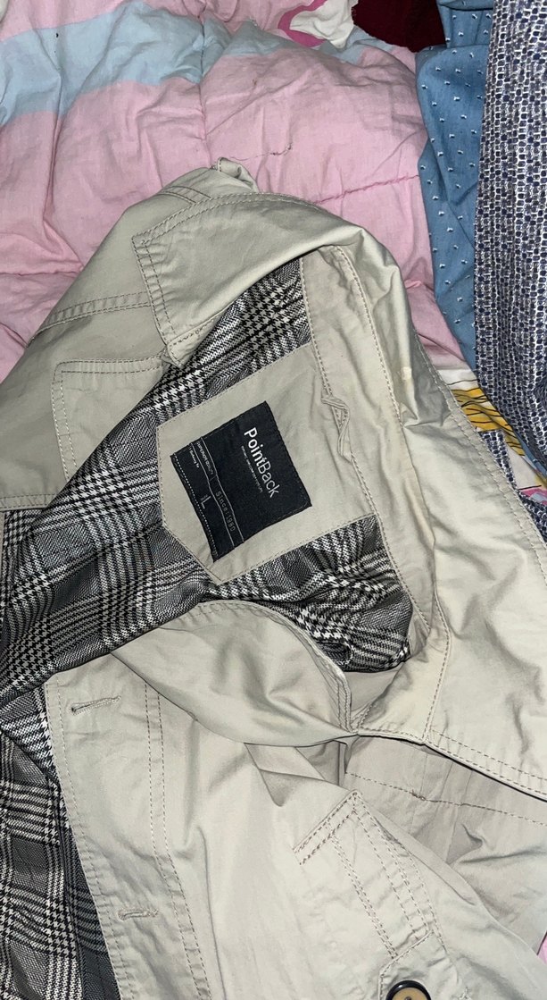 Düğmeli Gri Midi Trençkot - Görsel 3