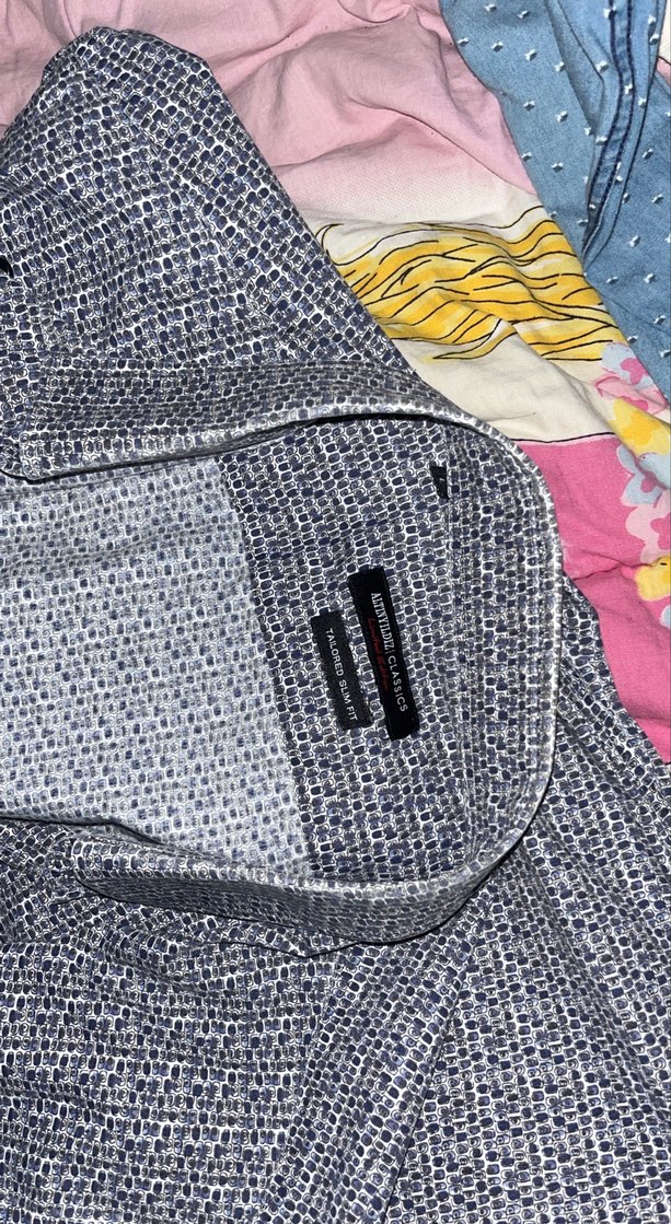 Gri Erkek Düğmeli Regular Fit Gömlek - Görsel 3