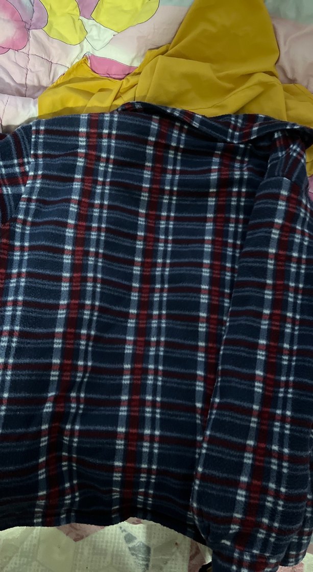 Düğmeli Erkek Çok Renkli Rahat Polar Ceket - Görsel 3