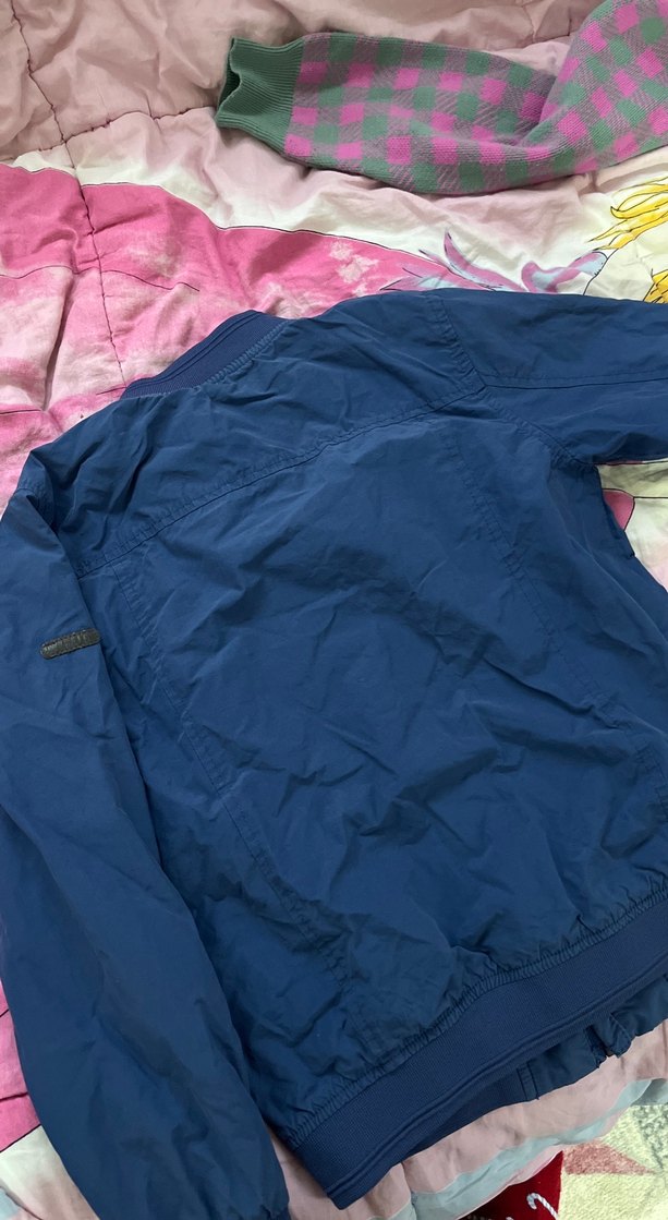 Erkek Çocuk Mavi Fermuarlı Street Wear Ceket - Görsel 3