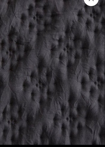 H&M Gri Kapitone Yatak Örtüsü Çift kişilik - Görsel 3