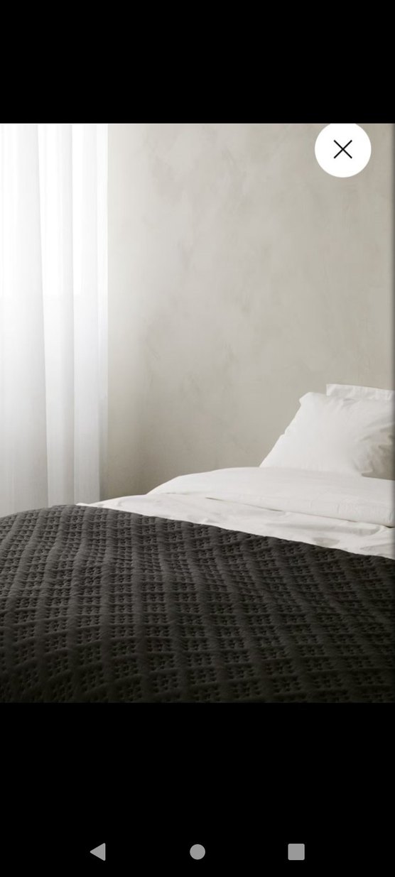 H&M Gri Kapitone Yatak Örtüsü Çift kişilik - Görsel 2