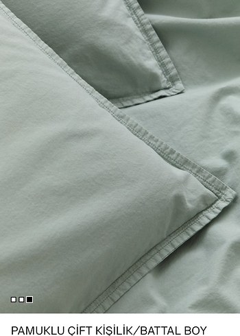 H&M Pamuklu Çift Kişilik Battal Boy Nevresim İnsta Nevadashopp1 - Görsel 4