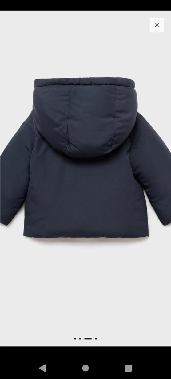 Mango Lacivert Kapüşonlu Erkek Çocuk Anorak - Görsel 3