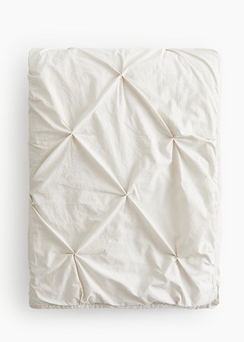 H&M Bej Nervürlü Yatak Örtüsü - Görsel 2