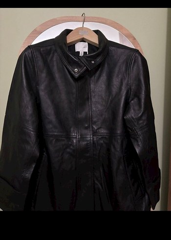 H&M Siyah Deri kadın kaban Xs,S beden mevcuttur - Görsel 6