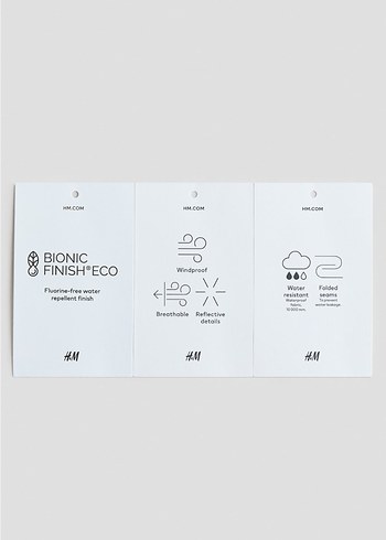 H&M Kapüşonlu Baskılı Erkek Çocuk Yağmurluk 9, 10 yaş - Görsel 3