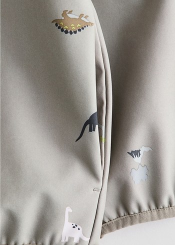 H&M Kapüşonlu Baskılı Erkek Çocuk Yağmurluk 9, 10 yaş - Görsel 4