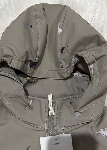 H&M Kapüşonlu Baskılı Erkek Çocuk Yağmurluk 9, 10 yaş - Görsel 9