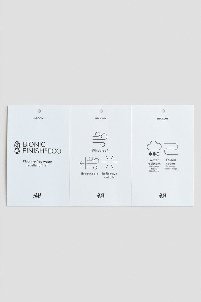 H&M Kapüşonlu Baskılı Erkek Çocuk Yağmurluk 9, 10 yaş - Görsel 3