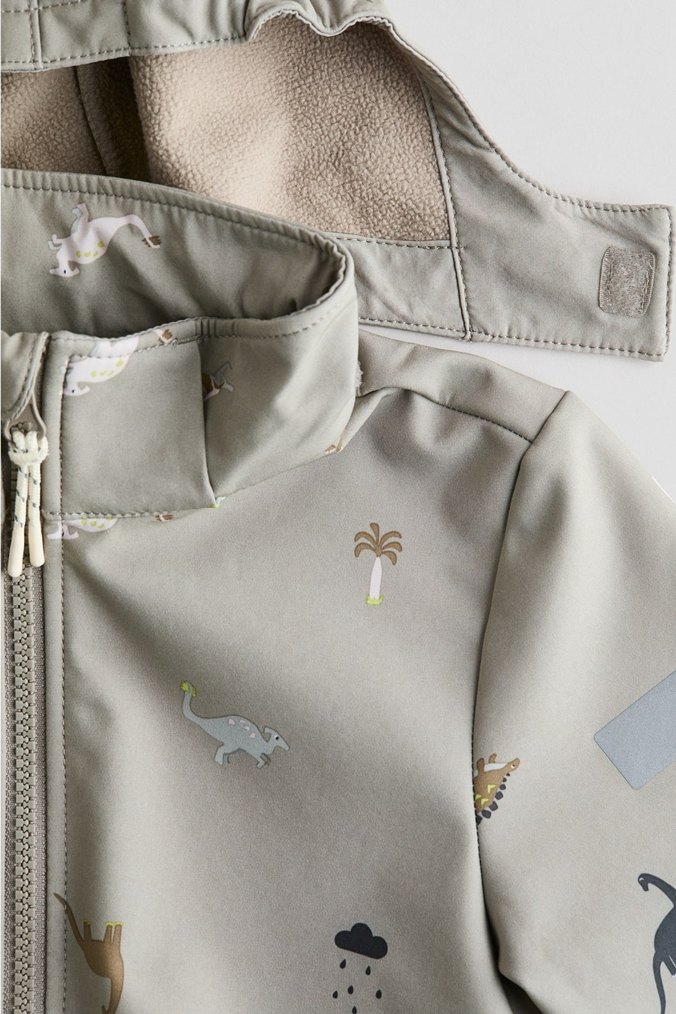 H&M Kapüşonlu Baskılı Erkek Çocuk Yağmurluk 9, 10 yaş - Görsel 5