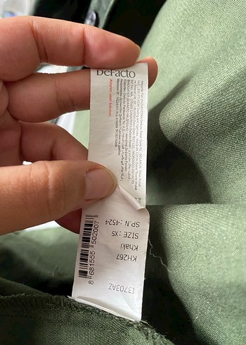 Erkek Haki Kamuflaj Düğmeli Gömlek - Görsel 5