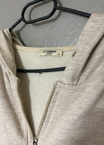 Bej Kadın Fermuarlı Uzun Kollu Ceket - Görsel 4