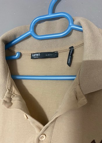 Bej Erkek Polo Tişört Kısa Kollu - Görsel 3