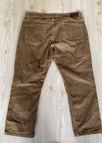 Bej Keten Erkek Pantolon - Görsel 2