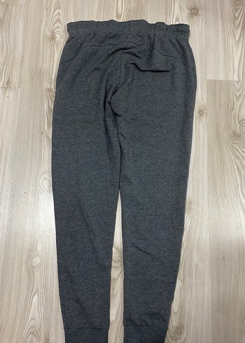 Gri Unisex Fermuarlı Eşofman Altı - Görsel 2