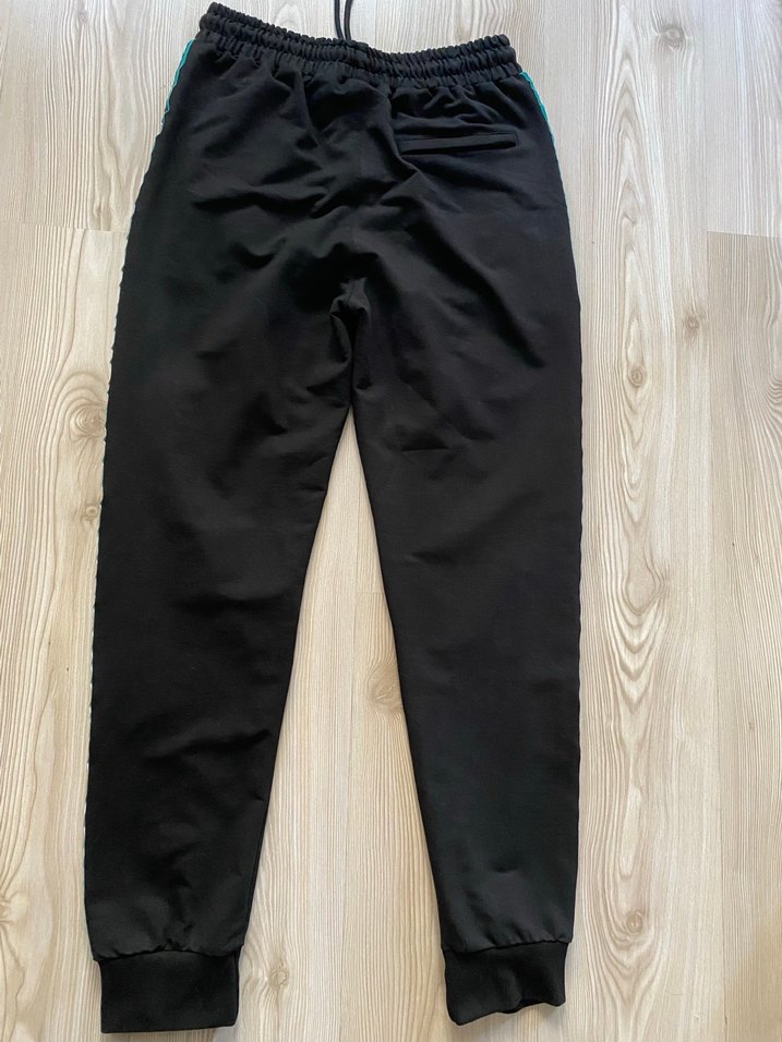 Unisex Siyah Rahat Outdoor Eşofman Altı - Görsel 2