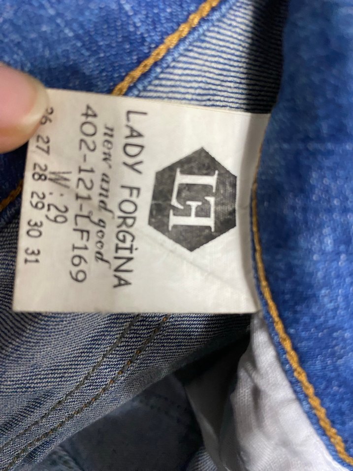 Kadın Mavi Yırtık Detaylı Bol Kesim Kot Pantolon - Görsel 3