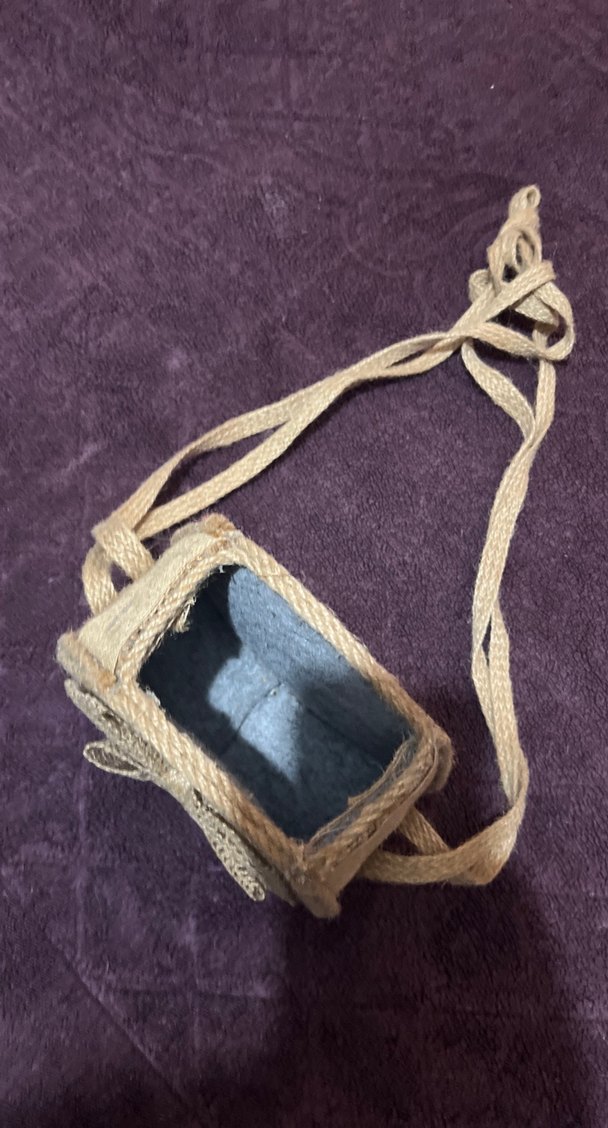 Bej Nakışlı Bohem Örgü Kadın Çapraz Çanta - Görsel 3