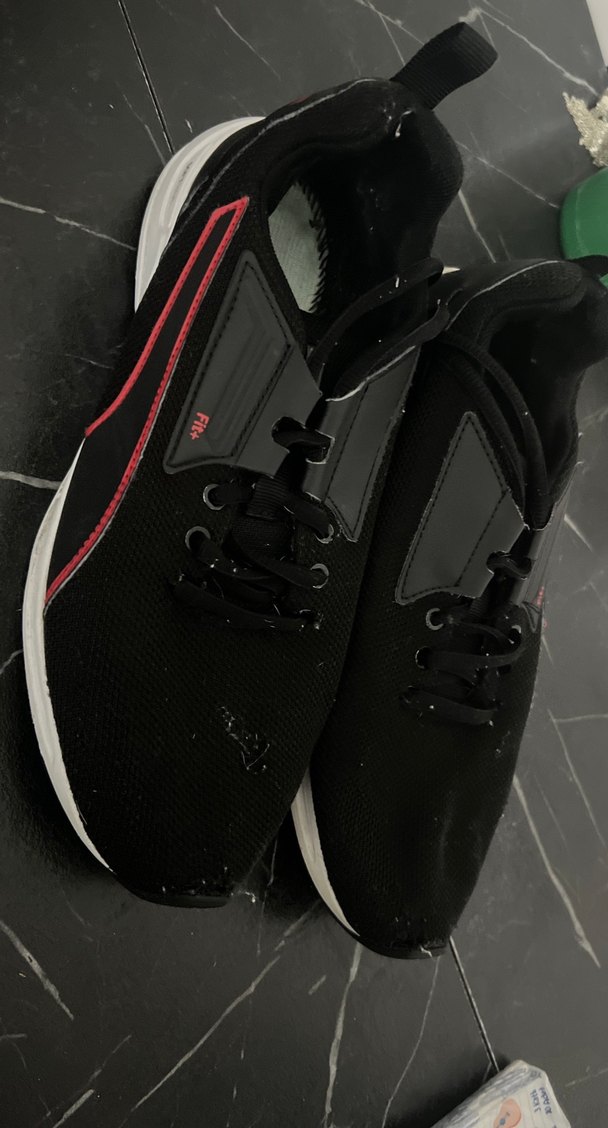 Siyah Bağcıklı Spor Sneaker - Görsel 3